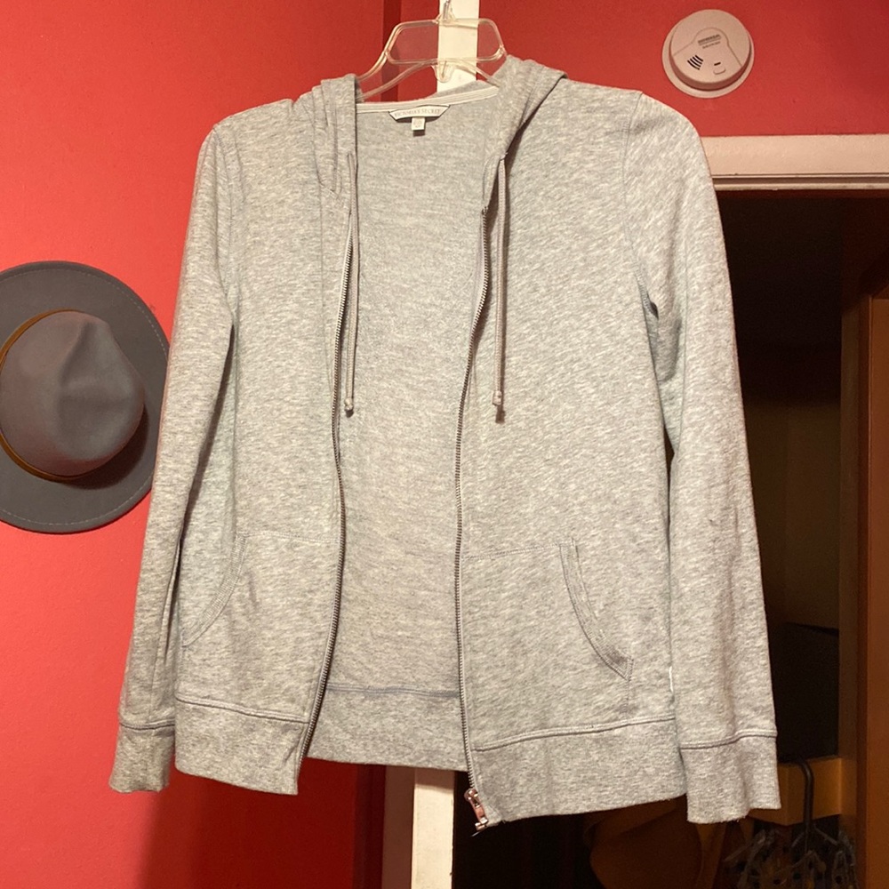 Small Gray Victoria’s Secret Jacket with silver wings